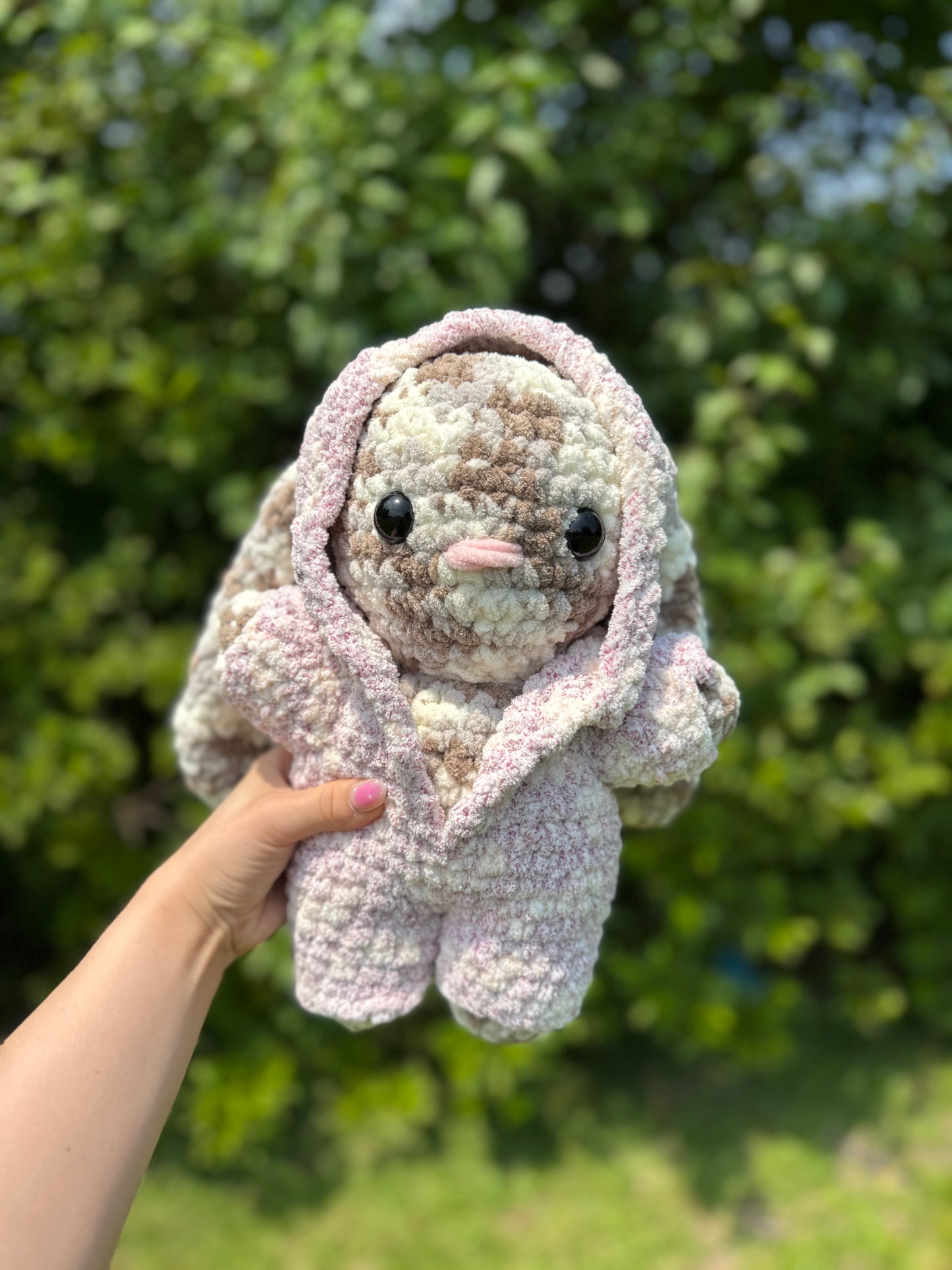 Medium Bunny Wearing A Onesie